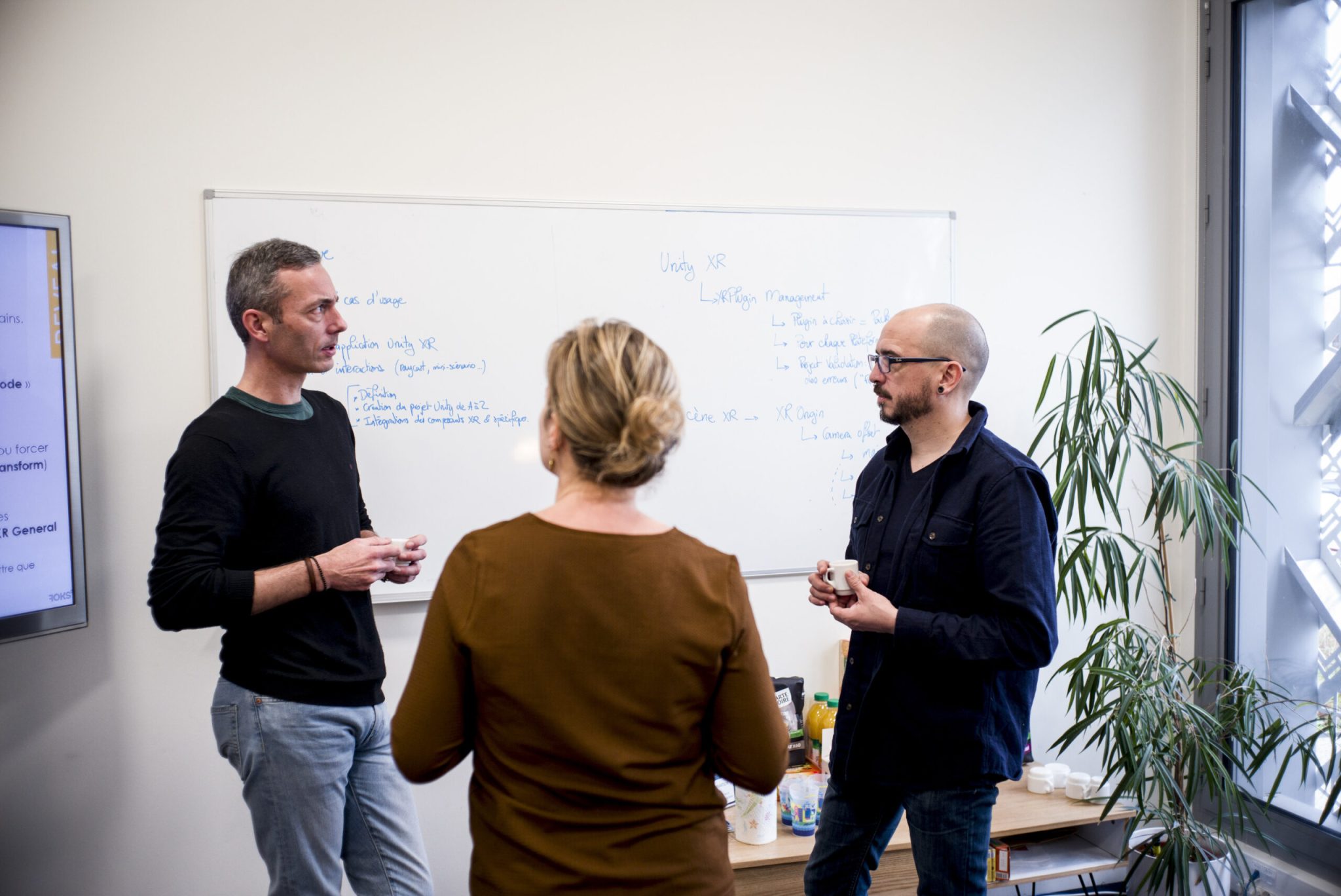 Marc Le Renard - Formation VR/AR Convivialité chez Clarté avec deux apprenants